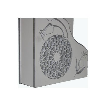 Kuran'ı Kerim Duvar Rafı Gümüş İşlemeli