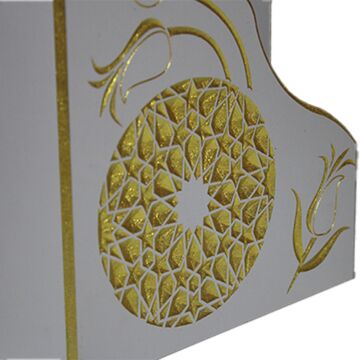 Kuran'ı Kerim Duvar Rafı Altın İşlemeli